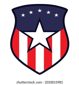 American Shield logo for sale. Very Strong and Protection.