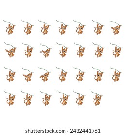 American Sign Language Art of Monkey
