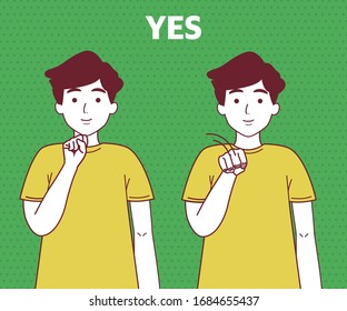 American Sign Language ASL - Yes