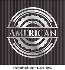 American silver emblem