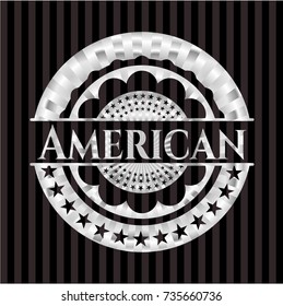 American silver emblem