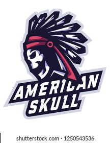 American Skull E Sport Logo