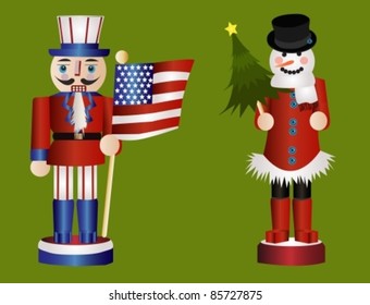 Criticadores de Navidad de Estados Unidos y de los hombres de nieve