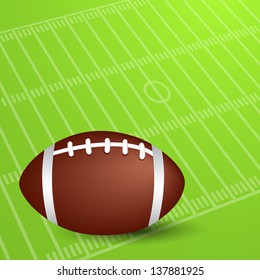 American soccer football. EPS 10