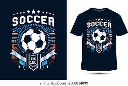 American Soccer Football T-Shirt Design