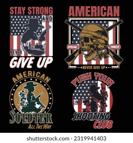 American soldier t-shirt design, Veteran t-shirt design