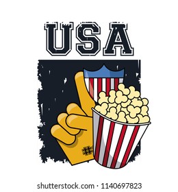 American sports and food