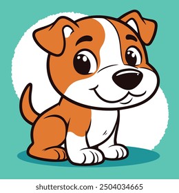 American Staffordshire Terrier Dog breed cartoon character