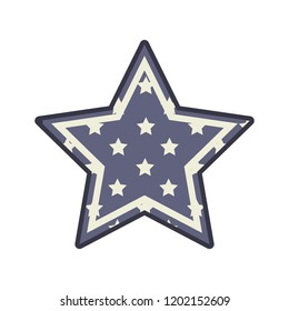 american star emblematic isolated icon