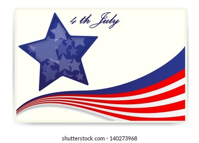 American star flag , Business cards