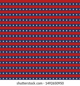 American star flag stripes seamless pattern background - Fabric designs, background, wallpaper etc.