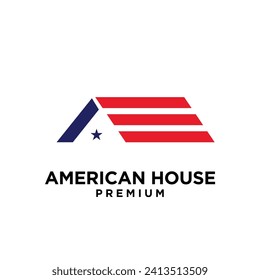 american star home house logo icon design template