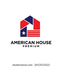 american star home house logo icon design template