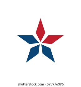 American star logo design