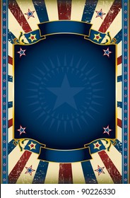 American star poster. American poster for your advertising.