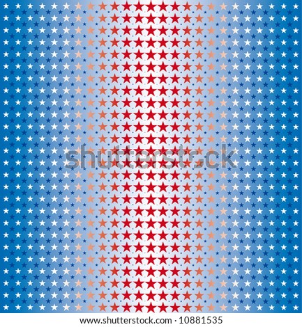 American Stars Background Stock Vector (Royalty Free) 10881535