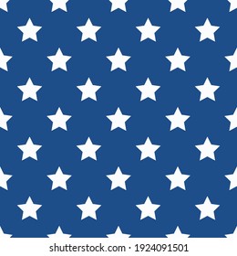 american stars flag pattern, abstract seamless texture vector art illustration