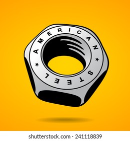 american steel nut