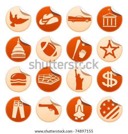 American stickers