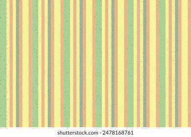 American stripe seamless background, printing fabric textile vertical. Hotel vector lines texture pattern in yellow and red color.