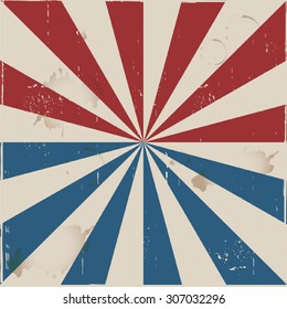 American striped vintage background