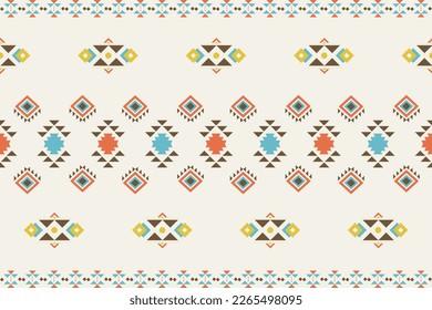 Estilo americano. Vector geométrico de tendencia oriental afroamericano. Patrón de fondo americano sin problemas. 
Diseño para textiles, papel pintado, bordado, fondo, ilustración, ropa, alfombra, tela
