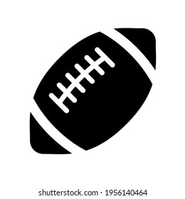 American Super Bowl Symbol. Isolated vector icon.