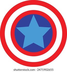 logo de superhéroe americano, superhéroe