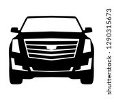 American Suv front view icon 