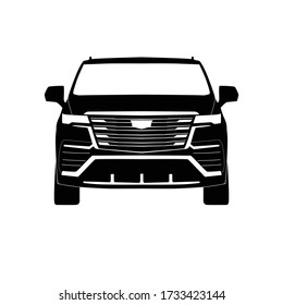 American Suv Front View Icon