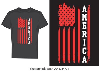 American t shirt design for American lover