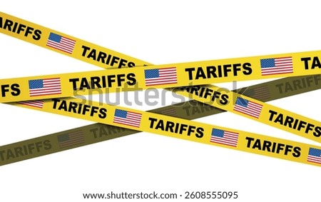 American tariffs and US government import taxation, trade war policy, domestic market protectionism