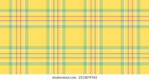 Vetor têxtil americano verificar, ganso tartan tecido sem costura. Textura de fundo padrão xadrez da camisa em cores amarelas e de limão.