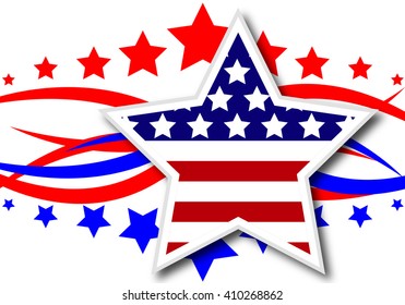 American themed Star