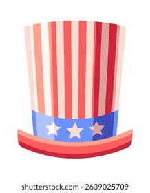 American top hat cartoon design