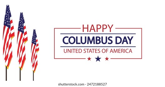 American Tradition Columbus Day and the Flag