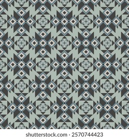 American tribal ethnic native pattern seamless.Traditional Navajo,Aztec,Apache,Southwest and Mexican style fabric pattern.Abstract vector motif pattern.For fabric,clothing,blanket,woven,wrap,decorate.