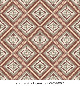 American tribal ethnic native pattern seamless.Traditional Navajo,Aztec,Apache,Southwest and Mexican style fabric pattern.Abstract vector motif pattern.For fabric,clothing,blanket,woven,wrap,decorate.