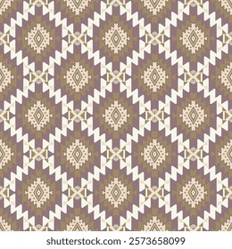 American tribal ethnic native pattern seamless.Traditional Navajo,Aztec,Apache,Southwest and Mexican style fabric pattern.Abstract vector motif pattern.For fabric,clothing,blanket,woven,wrap,decorate.