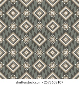 American tribal ethnic native pattern seamless.Traditional Navajo,Aztec,Apache,Southwest and Mexican style fabric pattern.Abstract vector motif pattern.For fabric,clothing,blanket,woven,wrap,decorate.