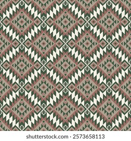 American tribal ethnic native pattern seamless.Traditional Navajo,Aztec,Apache,Southwest and Mexican style fabric pattern.Abstract vector motif pattern.For fabric,clothing,blanket,woven,wrap,decorate.