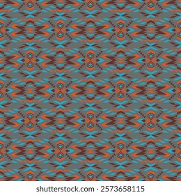 American tribal ethnic native pattern seamless.Traditional Navajo,Aztec,Apache,Southwest and Mexican style fabric pattern.Abstract vector motif pattern.For fabric,clothing,blanket,woven,wrap,decorate.