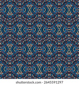 Padrão nativo étnico americano sem emenda.Tradicional Navajo,Asteca,Apache,Sudoeste e estilo mexicano padrão de tecido.Motivo vetorial abstrato pattern.For tecido,roupas,cobertor,tecido,envoltório,decorar.