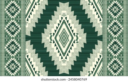American tribal ethnic native pattern.Traditional Navajo,Aztec,Apache,Southwest and Mexican style fabric pattern.Abstract vector motifs pattern.For fabric,clothing,blanket,carpet,woven,wrap,decoration