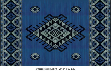 American tribal ethnic native pattern.Traditional Navajo,Aztec,Apache,Southwest and Mexican style fabric pattern.Abstract vector motifs pattern.For fabric,clothing,blanket,carpet,woven,wrap,decoration