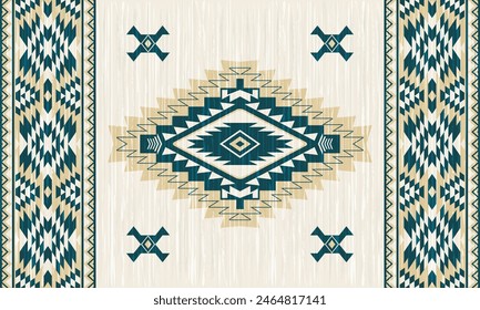 American tribal ethnic native pattern.Traditional Navajo,Aztec,Apache,Southwest and Mexican style fabric pattern.Abstract vector motifs pattern.For fabric,clothing,blanket,carpet,woven,wrap,decoration