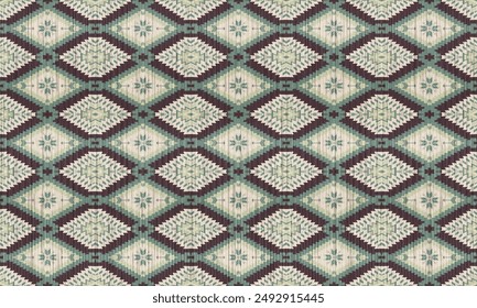 American tribal ethnic native pattern.Traditional Navajo,Aztec,Apache,Southwest and Mexican style fabric pattern.Abstract vector motifs pattern.For fabric,clothing,blanket,carpet,woven,wrap,decoration