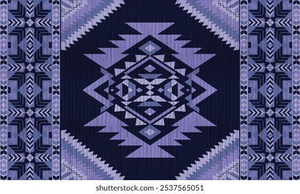 American tribal ethnic native pattern.Traditional Navajo,Aztec,Apache,Southwest and Mexican style fabric pattern.Abstract vector motifs pattern.For fabric,clothing,blanket,carpet,woven,wrap,decoration