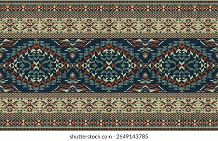 Padrão nativo étnico americano.Tradicional Navajo,Asteca,Apache,Sudoeste e estilo mexicano padrão de tecido.Motivos vetoriais abstratos pattern.For tecido,roupas,cobertor,tapete,tecido,envoltório,decoração