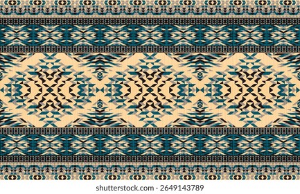 Padrão nativo étnico americano.Tradicional Navajo,Asteca,Apache,Sudoeste e estilo mexicano padrão de tecido.Motivos vetoriais abstratos pattern.For tecido,roupas,cobertor,tapete,tecido,envoltório,decoração